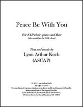 Peace Be With You SAB choral sheet music cover